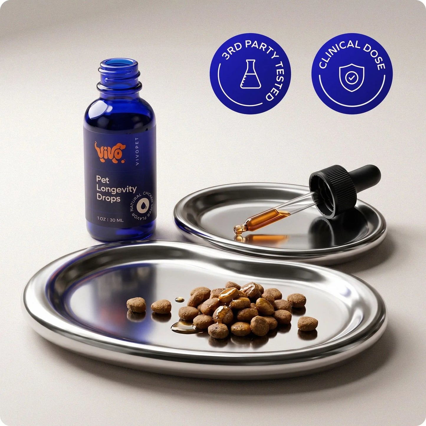 VIVOPET – the complete 4-layer liquid formula for aging dogs